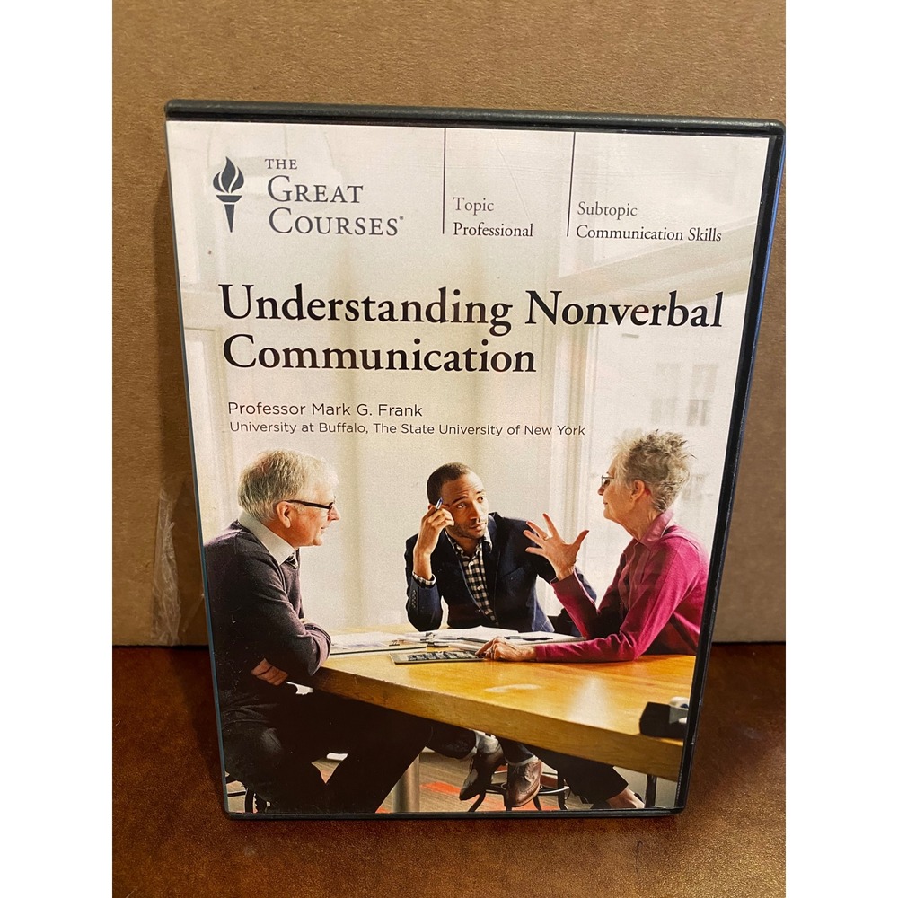 The Great Courses Understanding Nonverbal Communication 6 DVD Set Mark G Frank